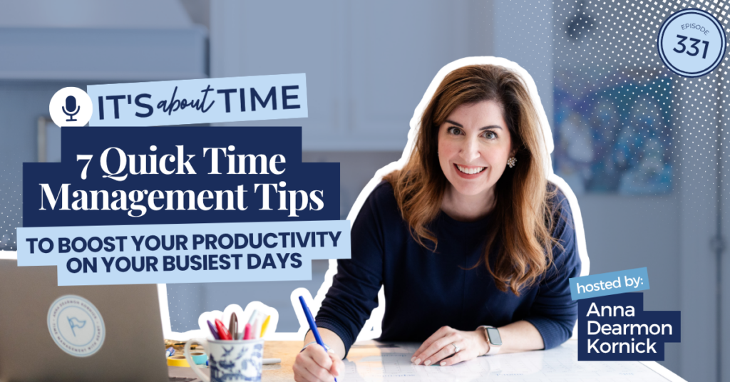 Feeling overwhelmed? Discover 7 quick time management tips to boost your daily productivity and finally feel in control of your day.